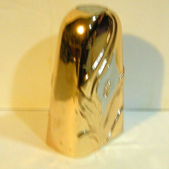 Vintage Salt And Pepper Shakers Calla Lilly Design Tarnish Resistant Japan - Picture 3 of 5